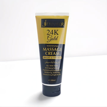 Jennifer 24K Gold Whitening Massage Cream 200ML