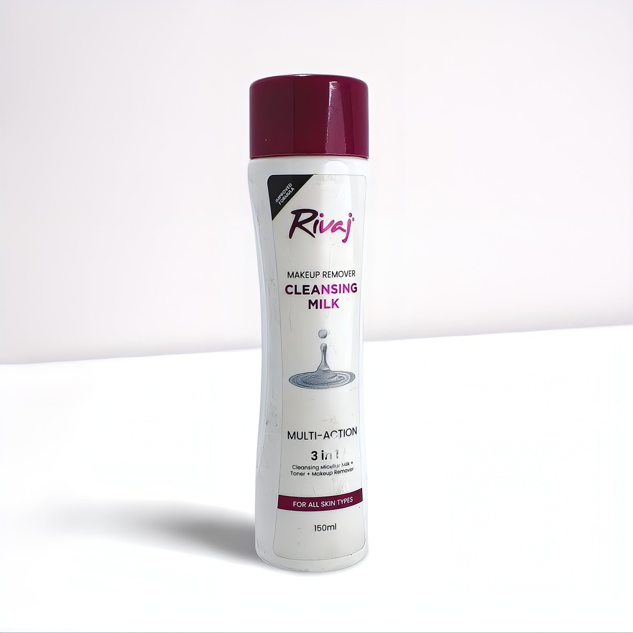 Rivaj Makeup Remover Cleansing Milk – 3-in-1 Multi-Action 150ML