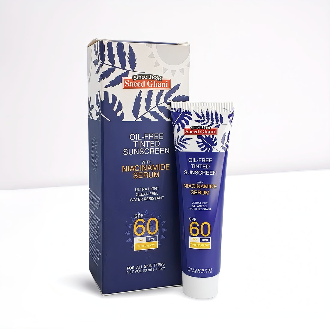 Saeed Ghani Oil-Free Tinted SunScreen SPF 60 30ML
