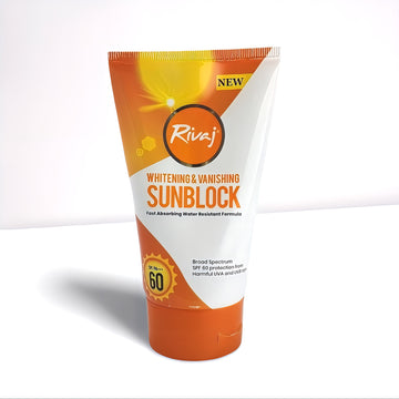 Rivaj Whitening & Vanishing Sunblock SPF 60 PA+++ 100ML
