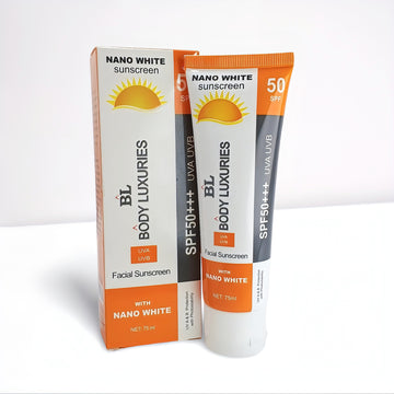 Body Luxuries Nano White Facial Sunscreen SPF 50+++ 75ML