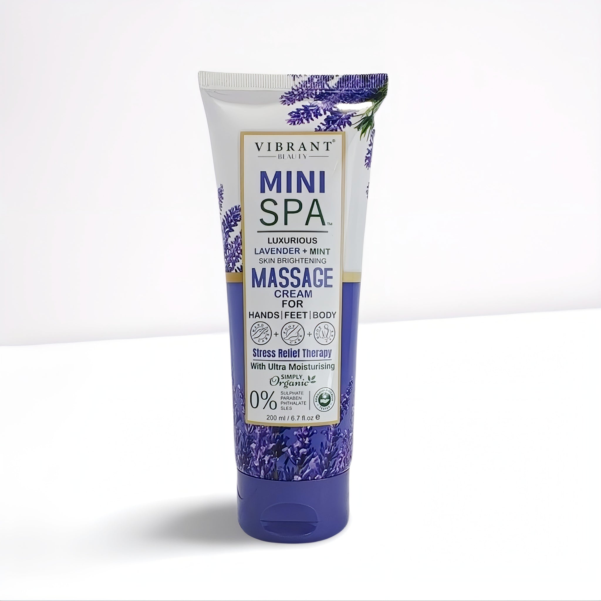 Vibrant Beauty Mini Spa Lavender + Mint Massage 200ML