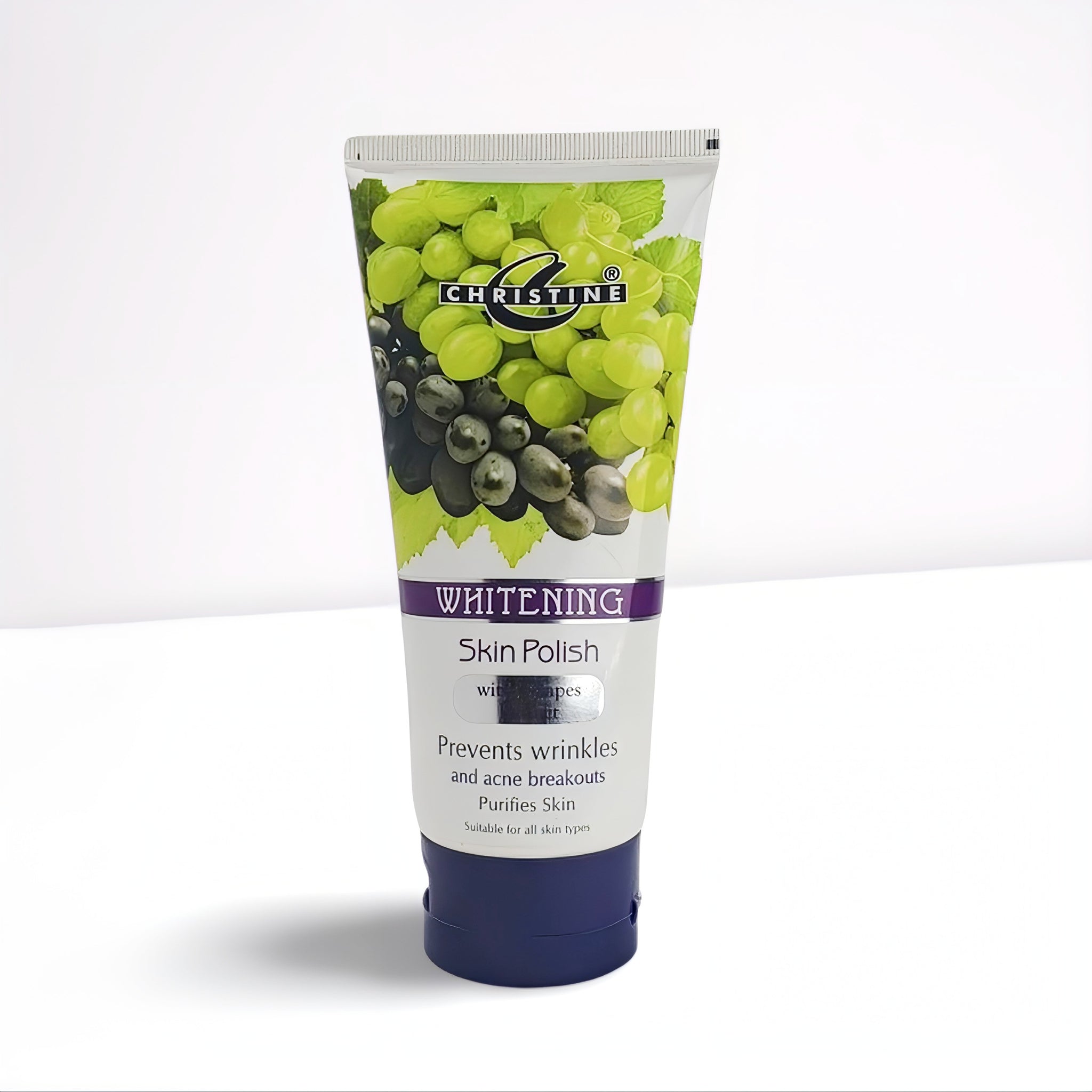 Christine Whitening Skin Polish with Grapes | Anti-Wrinkle, Anti-Acne & Purifying