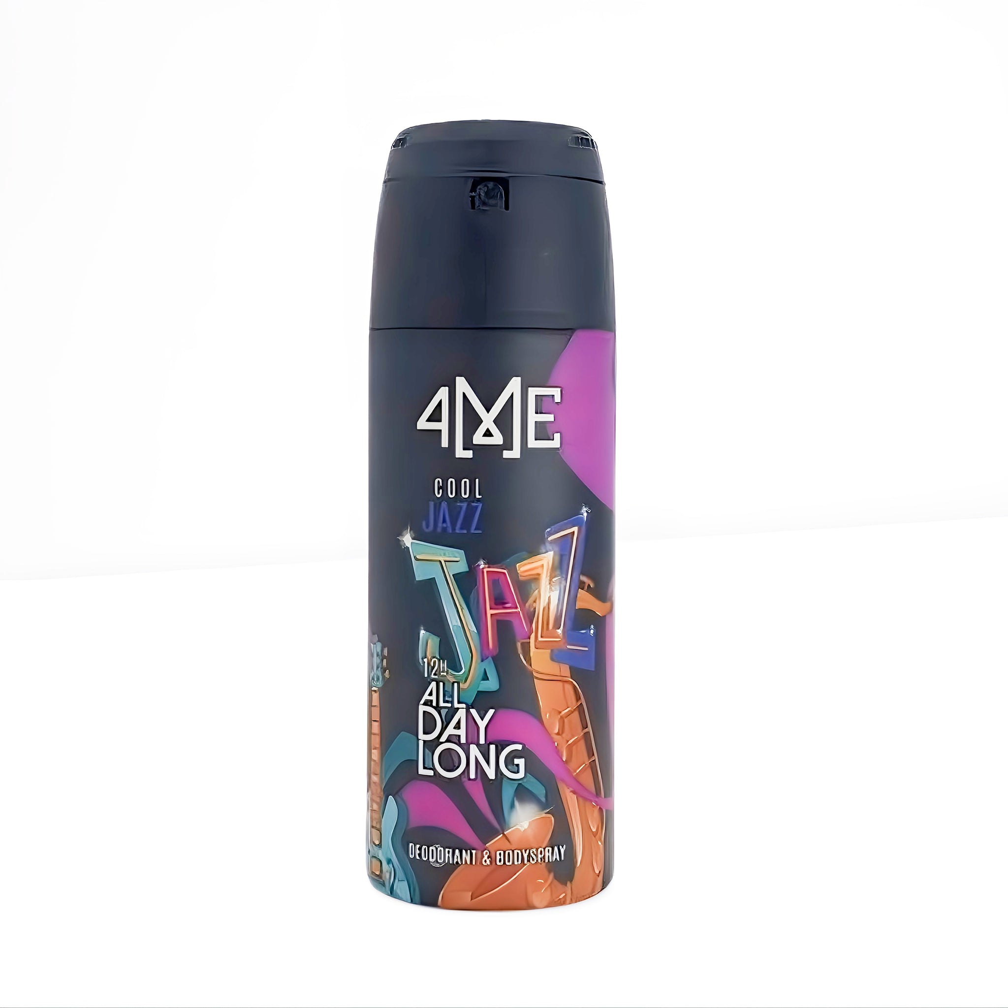 4ME Cool Jazz Deodorant & Bodyspray for Men, 150ml - 12h All Day Long Protection