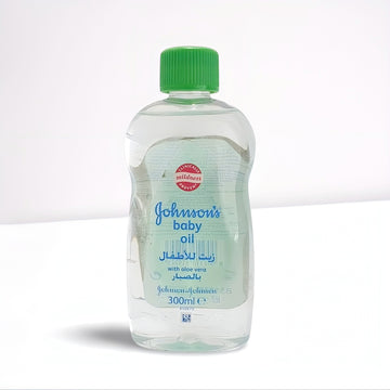 Johnson’s Baby Oil with Aloe Vera – Gentle Moisturizing Baby Oil (300ml)