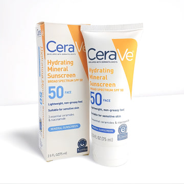 CeraVe Hydrating Mineral Sunscreen SPF 50 75ML