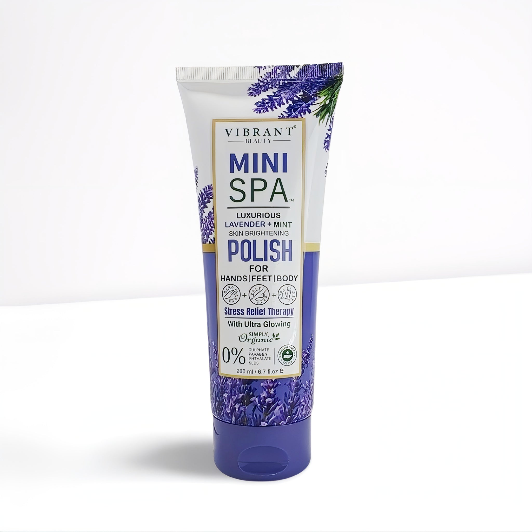 Vibrant Beauty Mini Spa Lavender + Mint Polish 200ML