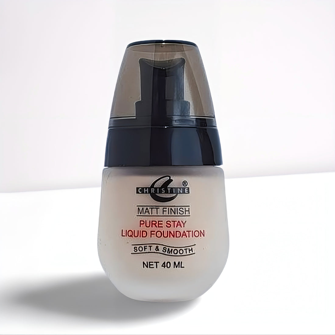 CHRISTINE Pure Stay Liquid Foundation | Matt Finish, Soft & Smooth