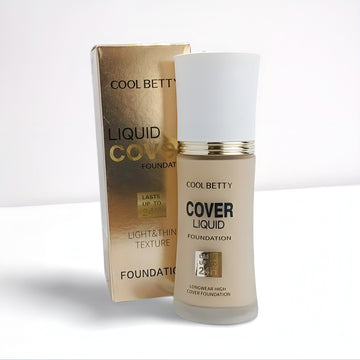 COOL BETTY Liquid Cover Foundation | 24H Longwear, High Cover, Light Texture