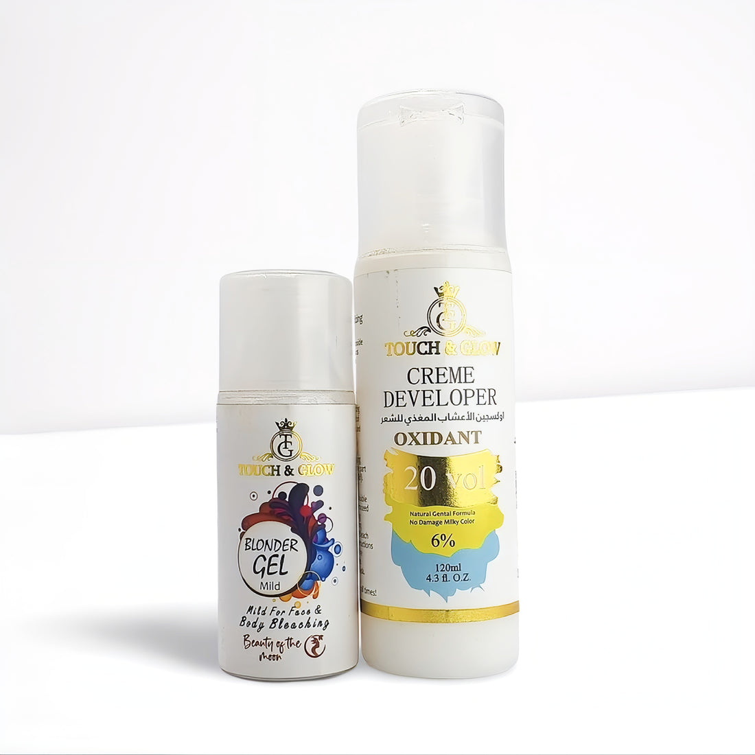 Touch & Glow Blonder Gel Mild + Crème Developer Oxidant 20 Vol 6%