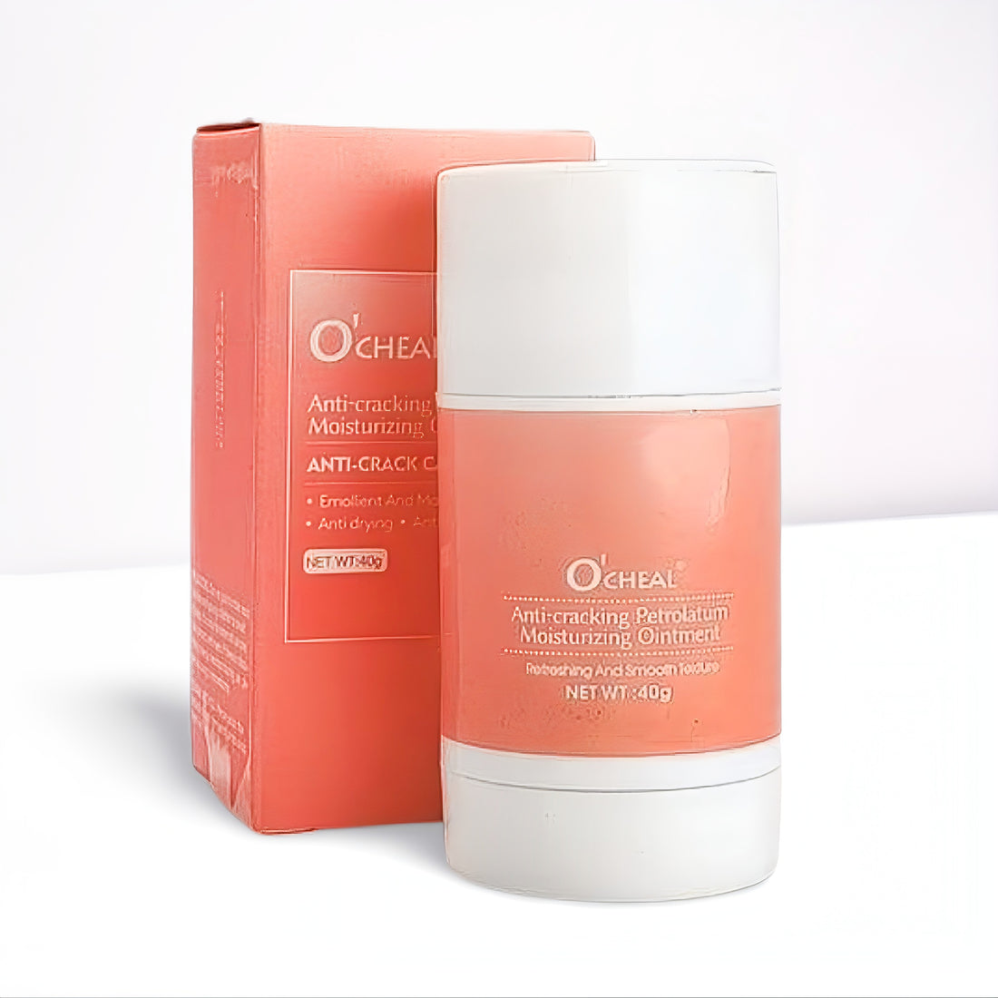 O'CHEAL Anti-cracking Petrolatum Moisturizing Ointment Stick (40g) Emollient Stick for Anti-Drying, Cracked Foot, Hand & Lip Care