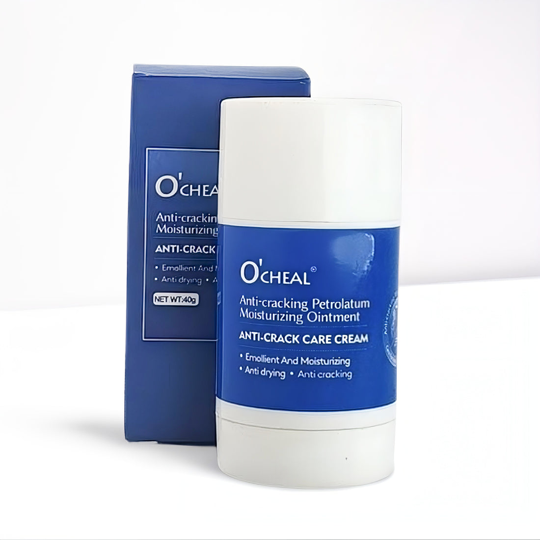 O'CHEAL Anti-cracking Petrolatum Moisturizing Ointment Stick (40g) Emollient & Moisturizing Repair Stick for Dry Skin