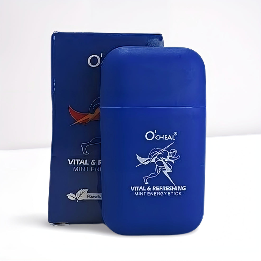 O'CHEAL Vital & Refreshing Mint Energy Stick (Blue) – Portable Double-Hole Inhaler