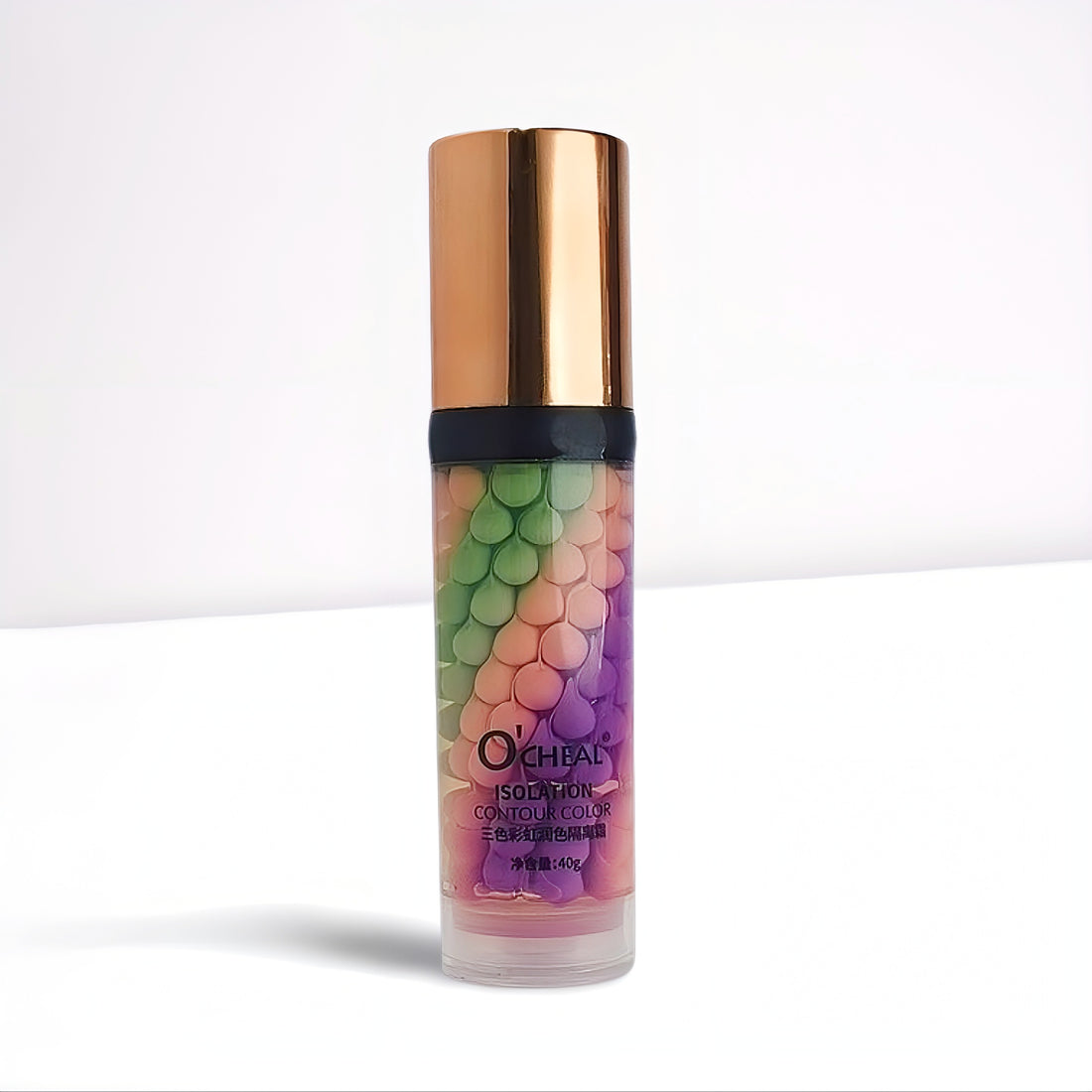 O'CHEAL 3-Color Spiral Skin Caring Makeup Base: Isolation Contour Color Primer (40g)