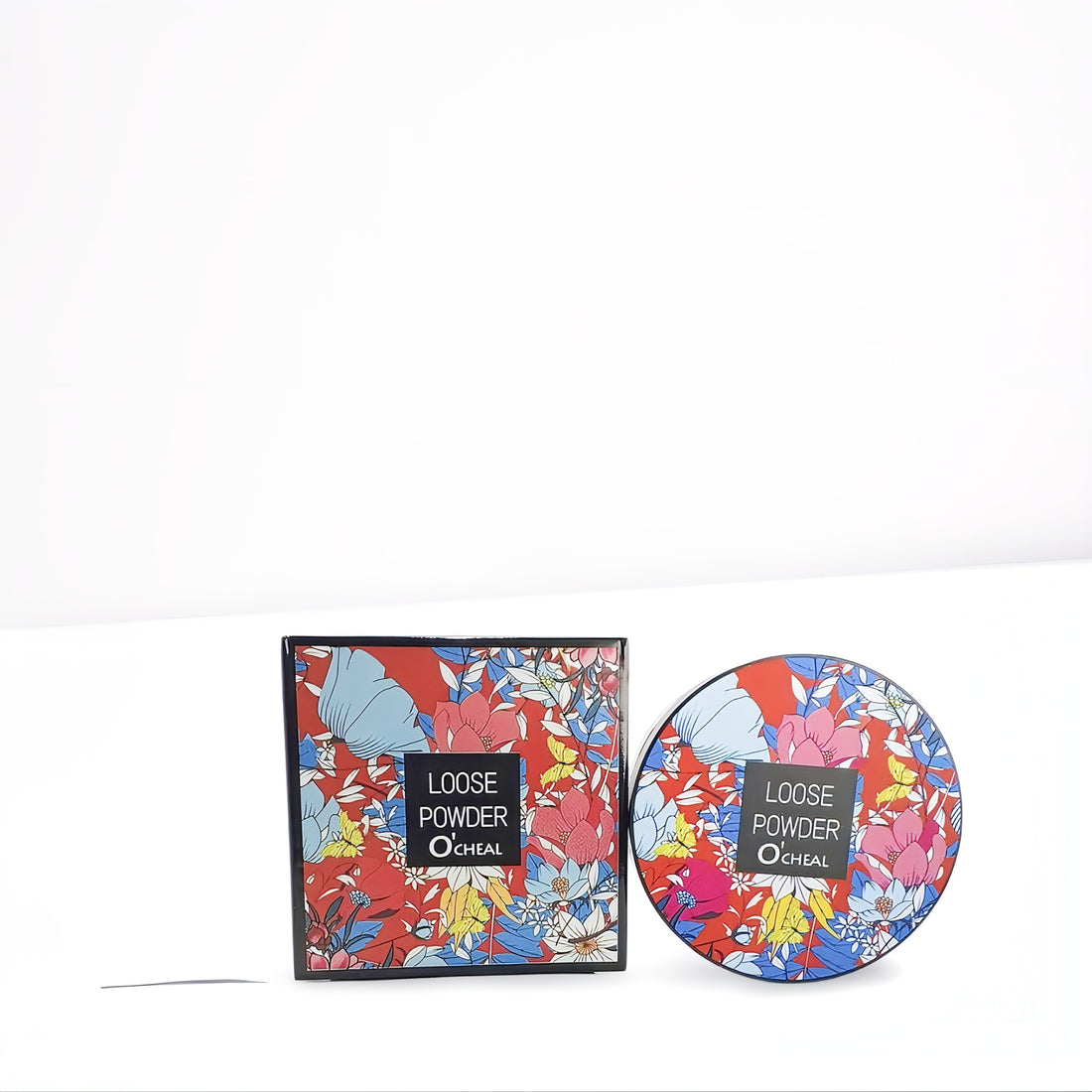 O'Cheal Loose Setting Powder (Floral/Art Print Edition) | Long-Lasting, Oil Control, and Flawless Setting Powder