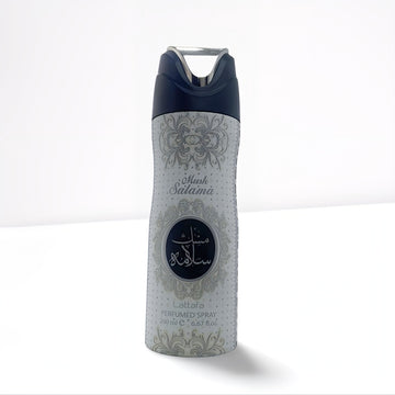 Lattafa Musk Salama Perfumed Spray – Clean White Musk & Fresh Deodorant (200ml)