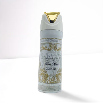 Lattafa Pure Musk (Khalis Musk) Perfumed Spray – Clean & Soft Unisex Deodorant (200ml)