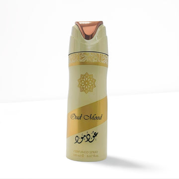 Lattafa Oud Mood Perfumed Spray – Classic Intense Spicy Oriental Deodorant (200ml)