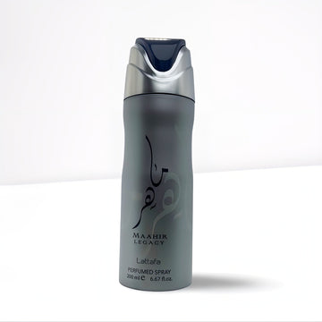 Lattafa Maahir Legacy Perfumed Spray – Premium Body Deodorant for Men (200ml)